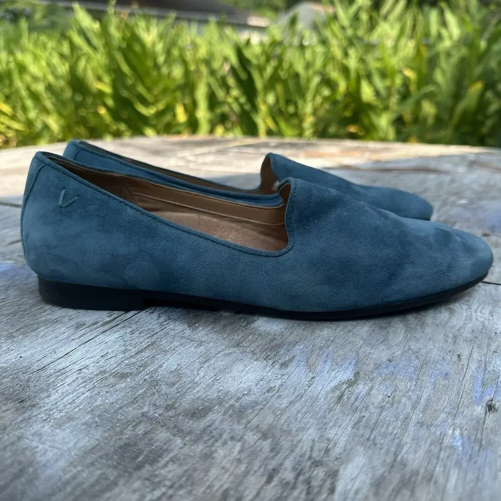 Vionic Willa Blue Suede Slip On Loafer Women’s 8 US - BP